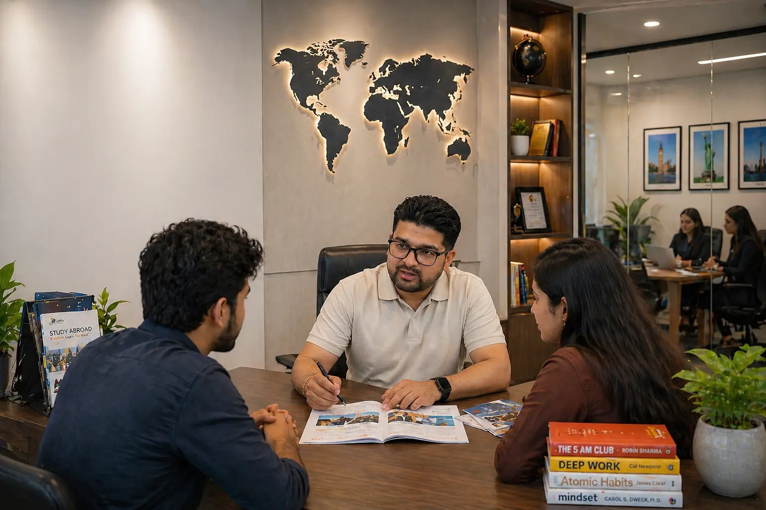 Students planning to study abroad